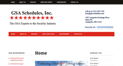 Desktop Screenshot of gsa-schedules.com